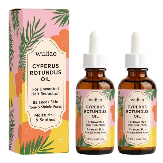 Cyperus Rotundus Oil for Hair Removal - Organic Cold-Pressed Formula to Help Reduce the Appearance of Unwanted Hair, Moisturizing & Soothing Body Oil, Gentle for Sensitive Skin, 60ml (2)