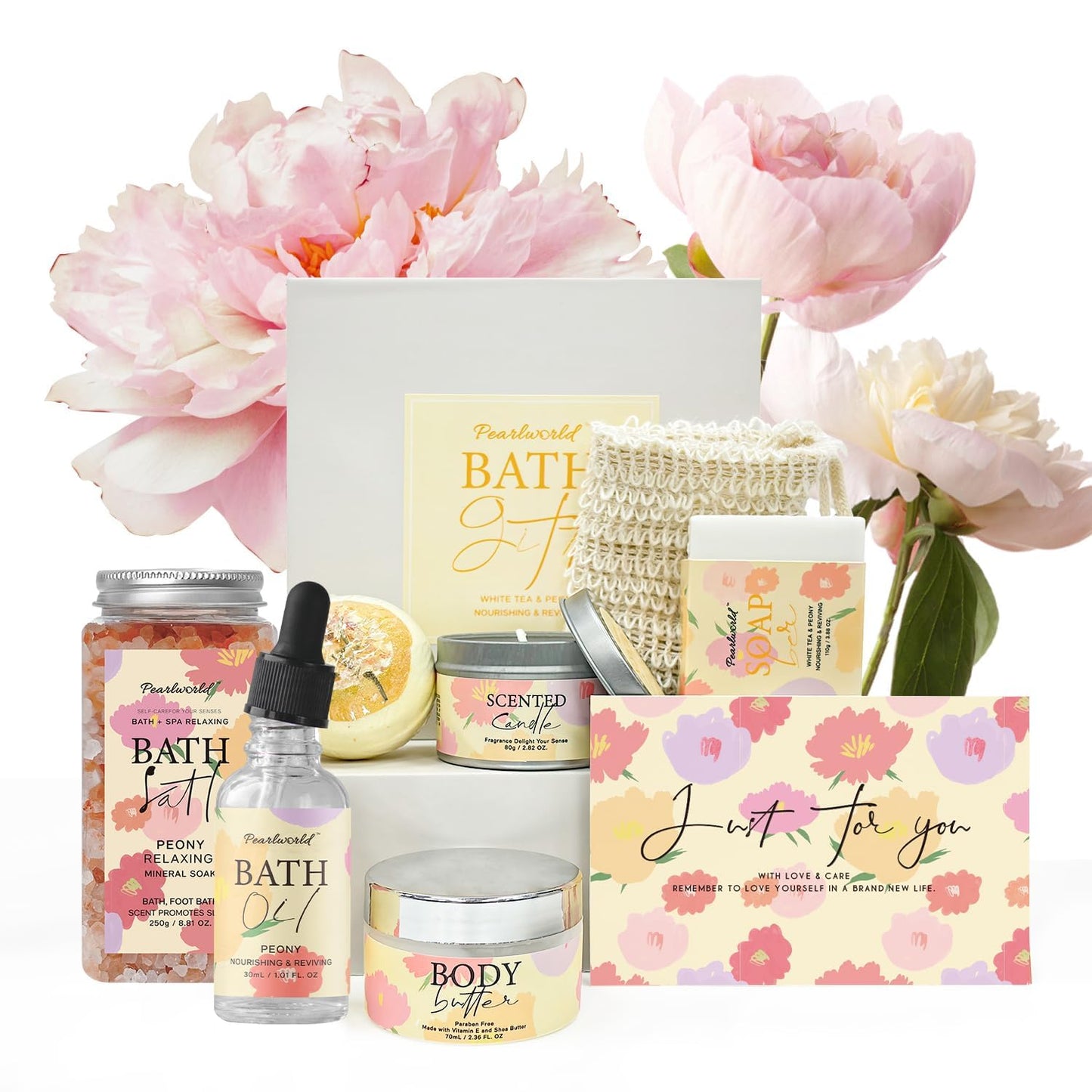 Ocean-Scented Bath Spa Set - 12-Piece Men's Self-Care Gift Kit | Perfect for Father's Day & Birthdays