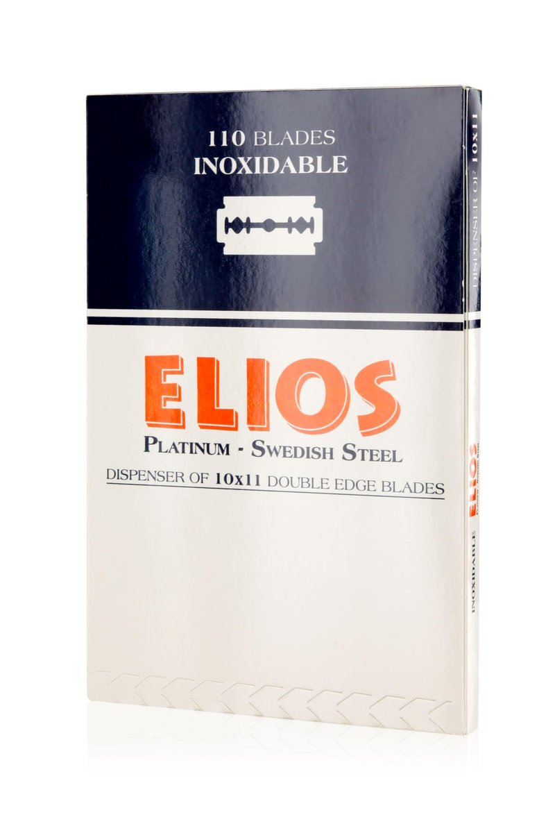 Razor Blades Club - Elios Inoxidable Double Edge Razor Blades, 100 pcs