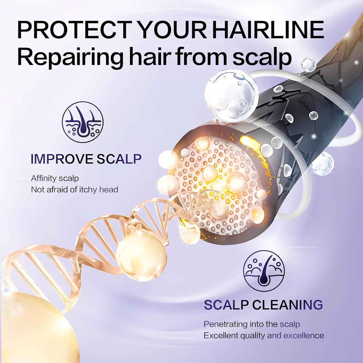 Minoxidil Shampoo & Conditioner Set for Hair Growth - Biotin & Ginseng Formula | 600ml Duo for Thicker, Fuller Hair