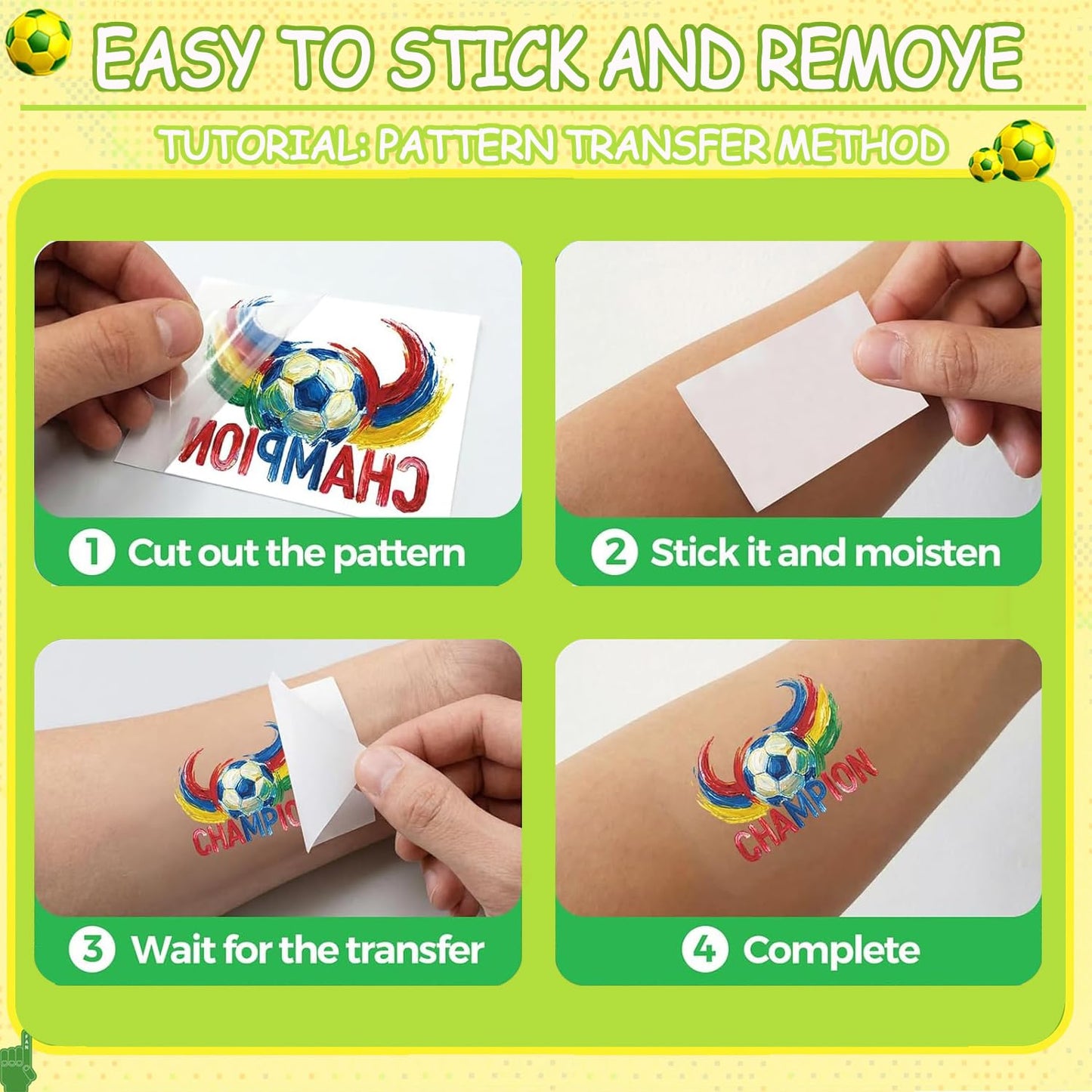 90 PCS World Cup 2026 Temporary Tattoos Stickers for Fans - Waterproof Sweatproof Soccer Temporary Tattoos, World Cup Merchandise Party Favors, Gift Idea for Teenagers, Adults, Boys and Girls