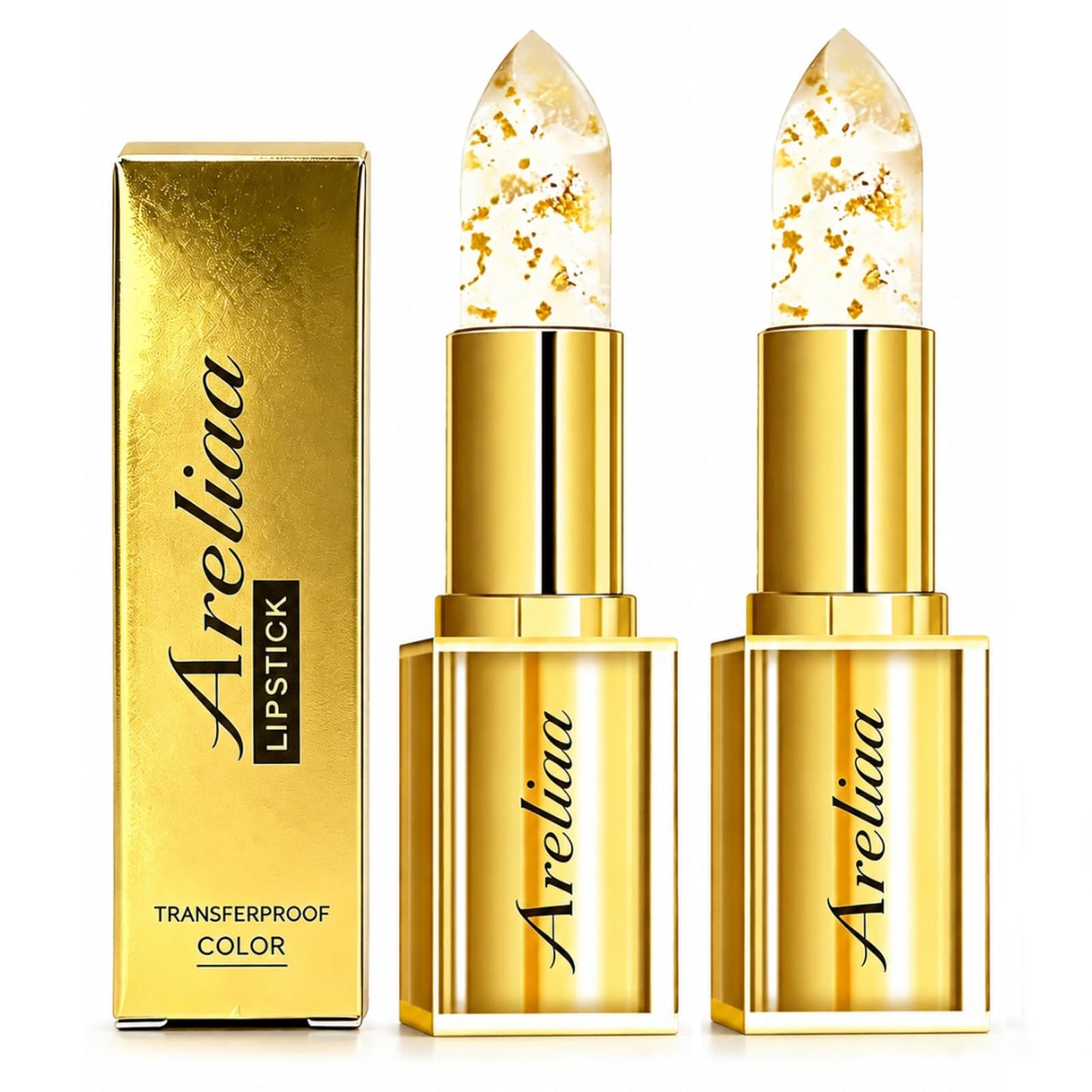 Areliaa Lipstick for Older Women, Skin-Adaptive Lipstick - The Lipsticks That Adapts to You, Long Lasting Moisturizing, PH Lipsticks Color Changing, Transfer-Resistant (2PCS)