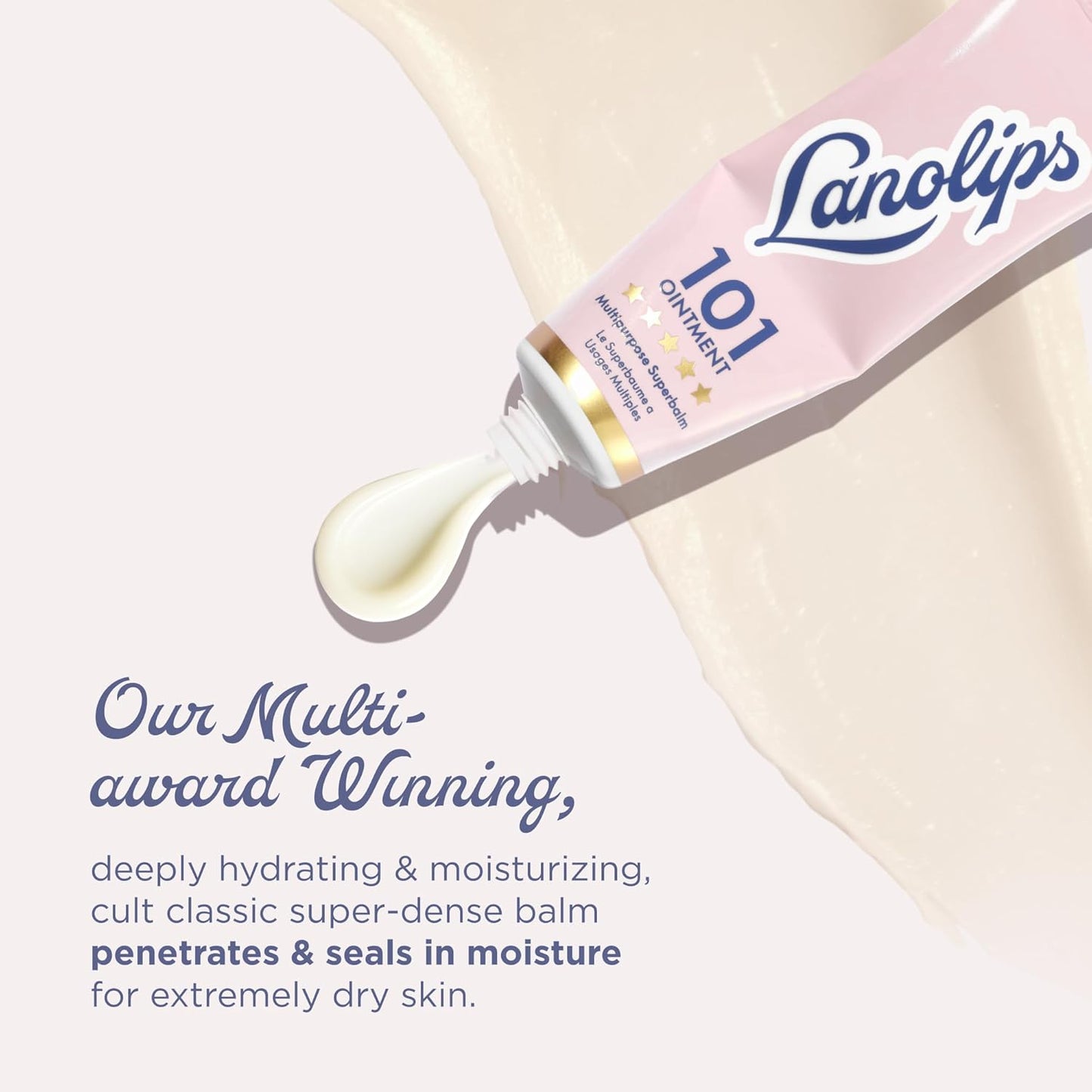 Lanolin 101 Multipurpose Ointment | Healing Lip Balm & Skin Moisturizer - No Petroleum Formula (0.52 oz)
