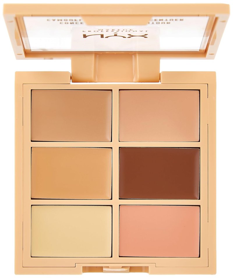 NYX Conceal Correct Contour Palette - Light Tones for Flawless Makeup Finish