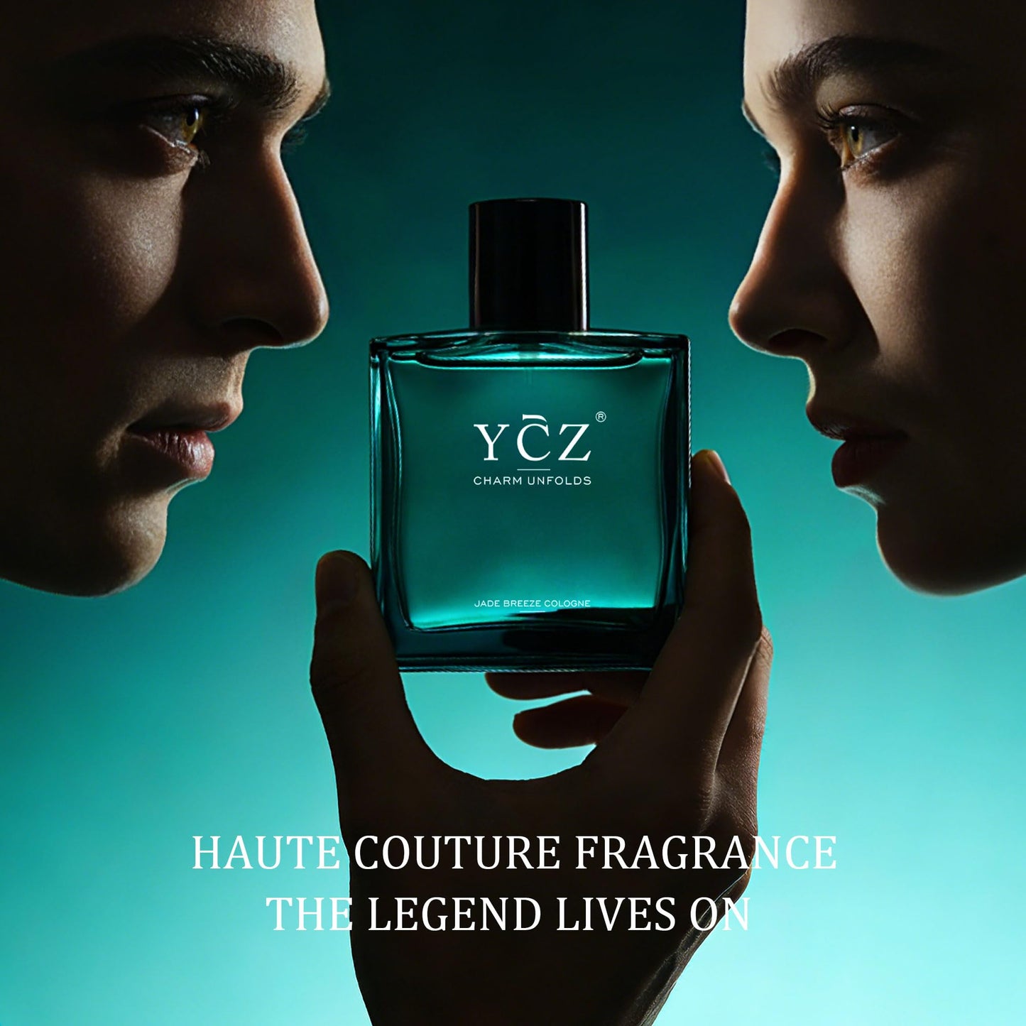 YCZ JADE BREEZE Cologne for Men – Aromatic Citrus Fragrance with Lemon, Verbena & Fresh Tea Notes, Amber & Musk Base, Long-Lasting Eau de Parfum Showcasing Unique Taste for Daily Wear, Office & Casual