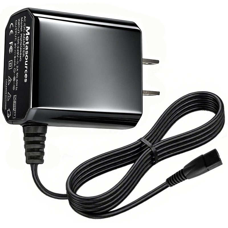 Metasources 2-Prong 5V AC/DC Adapter Compatible with ‎Limural K11S i11 LM-LFK11s LM-k11s-l11 Cordless Hair Barber Clippers Cutting Grooming Power Supply Cord Charger