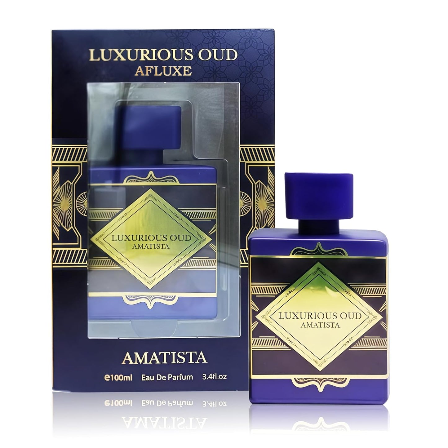 AFLUXE AVENTO UOMO Cologne for Men - Long-Lasting Woody Fresh Scent | 100ml Eau de Toilette Gift Set