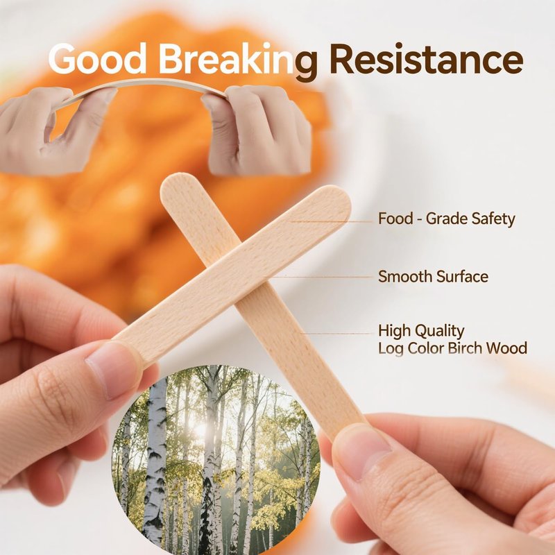 1500 Pcs Wooden Craft Sticks Set, MultiSize, Multi Purpose, Ice Cream Sticks for DIY Projects, Arts and Popsicle Sticks for Crafts