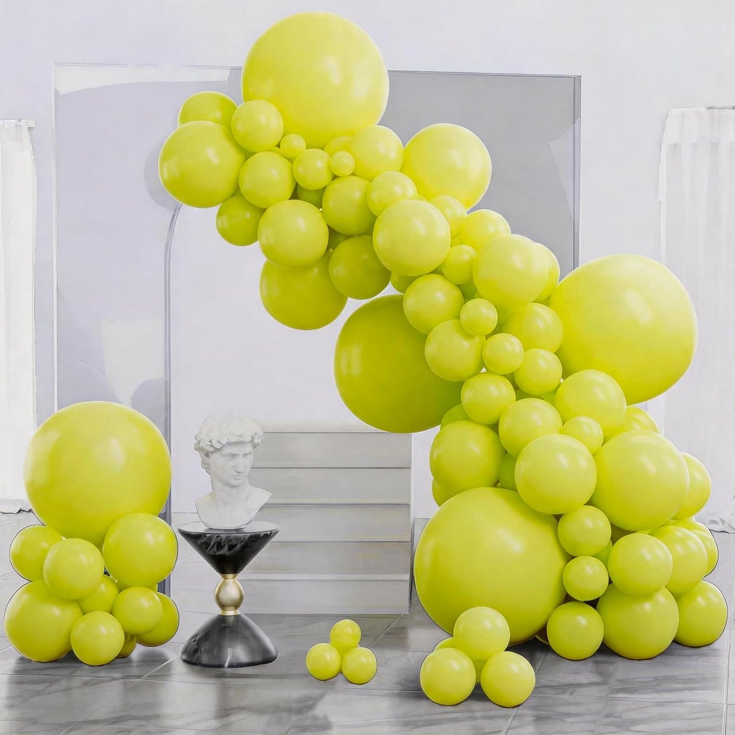 Black Balloon Arch Kit - 140 Pcs in 5-18 Inch Sizes for Baby Showers, Birthdays & Anniversaries | Elegant Black Decor