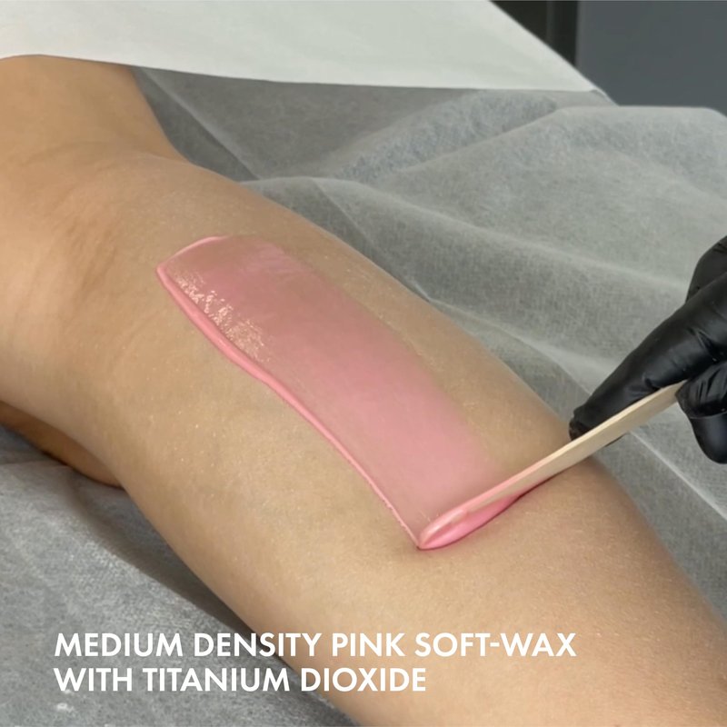 Italwax Flex Rose Oil - 14oz (397 g) - Soft wax tin for hair removal - Uncented - Liposoluble syntetic formulation - Ideal for waxing all body area - Made in Italy