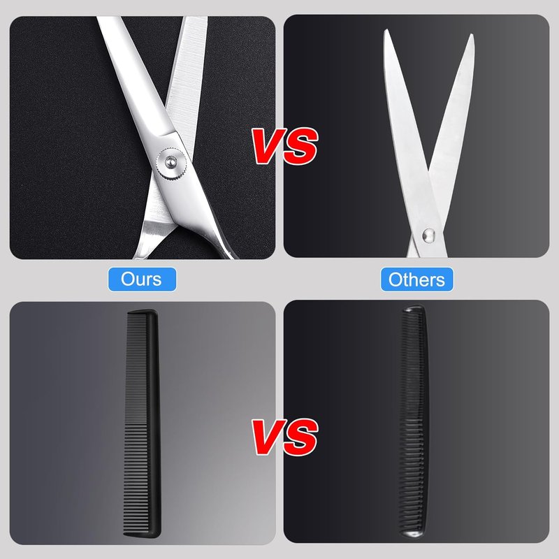 Hair Cutting Scissors - 6.5" Stainless Steel Barber Shears for Precision Trimming | Professional Kit for Salon & Home Use