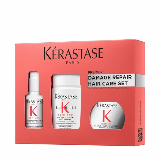 Kerastase Discovery Set - Repairing Mini Shampoo, Pre-Shampoo & Mask for Damaged Hair | Hydrates & Strengthens