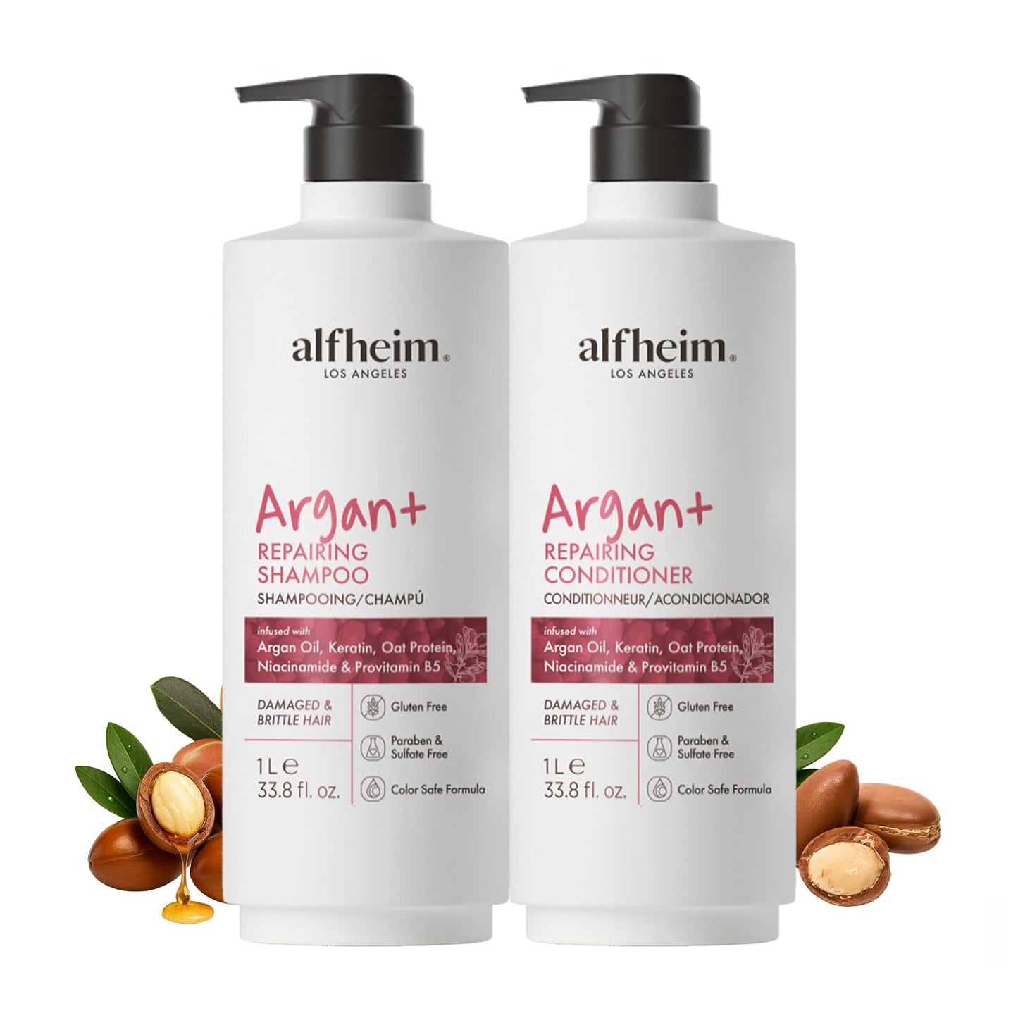 Rosemary+ Purifying Shampoo & Conditioner Set - Balancing Care for Oily & Fine Hair | 18 oz x2