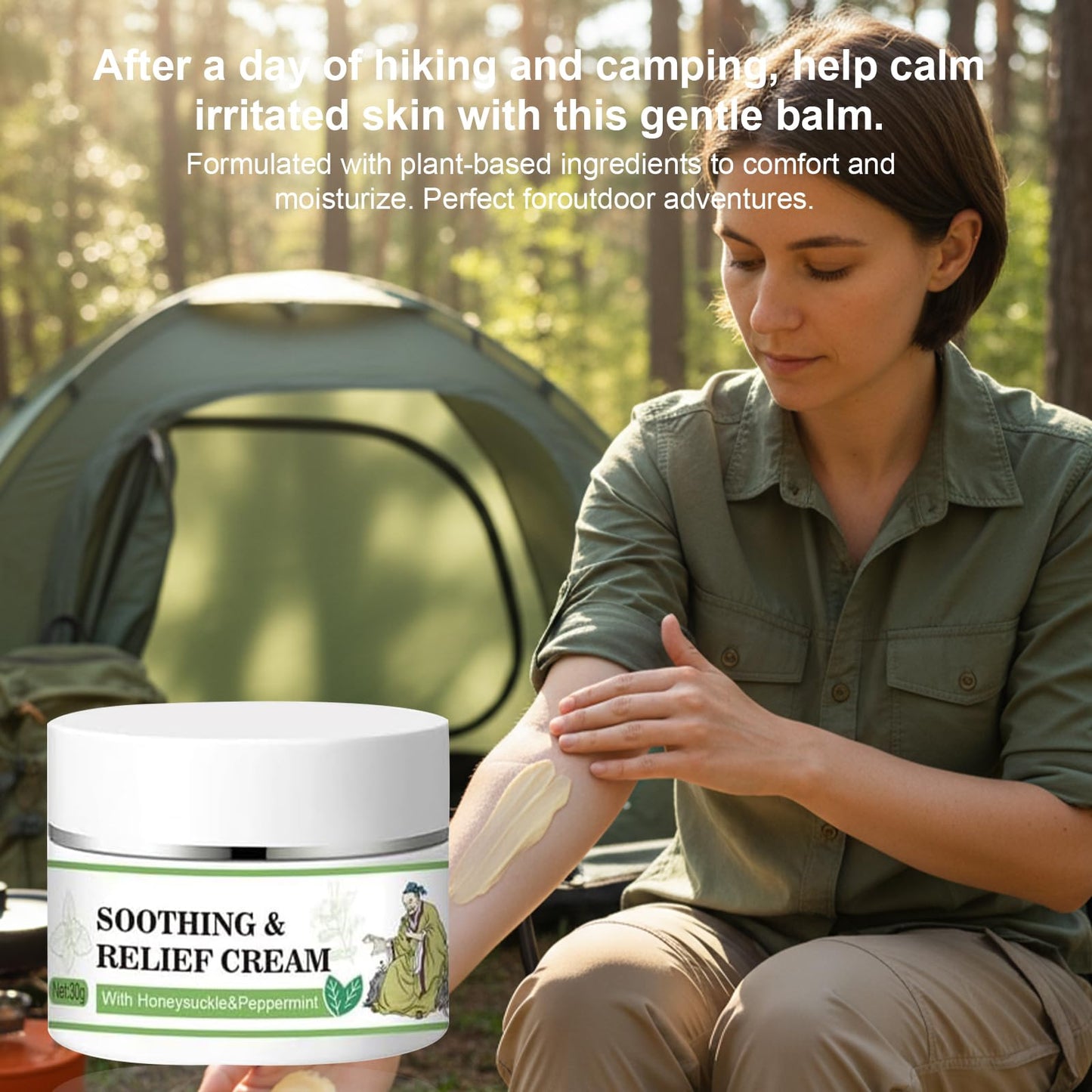 Umex Face & Body Moisturizer, Hydrating Moisturizing Cream for Dry, Sensitive & Rough Skin, with Honeysuckle & Mint, Softens & Nourishes Skin, Non-Greasy Formula