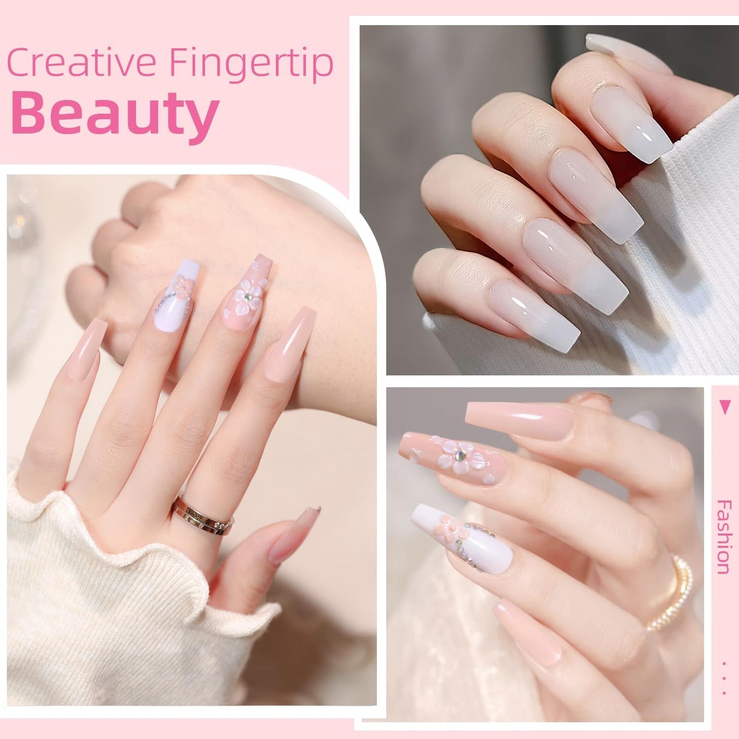 Acrylic Nail Kit for Beginners - Complete Drill Set with 12 Color Acrylic Powders | Home Salon Tools