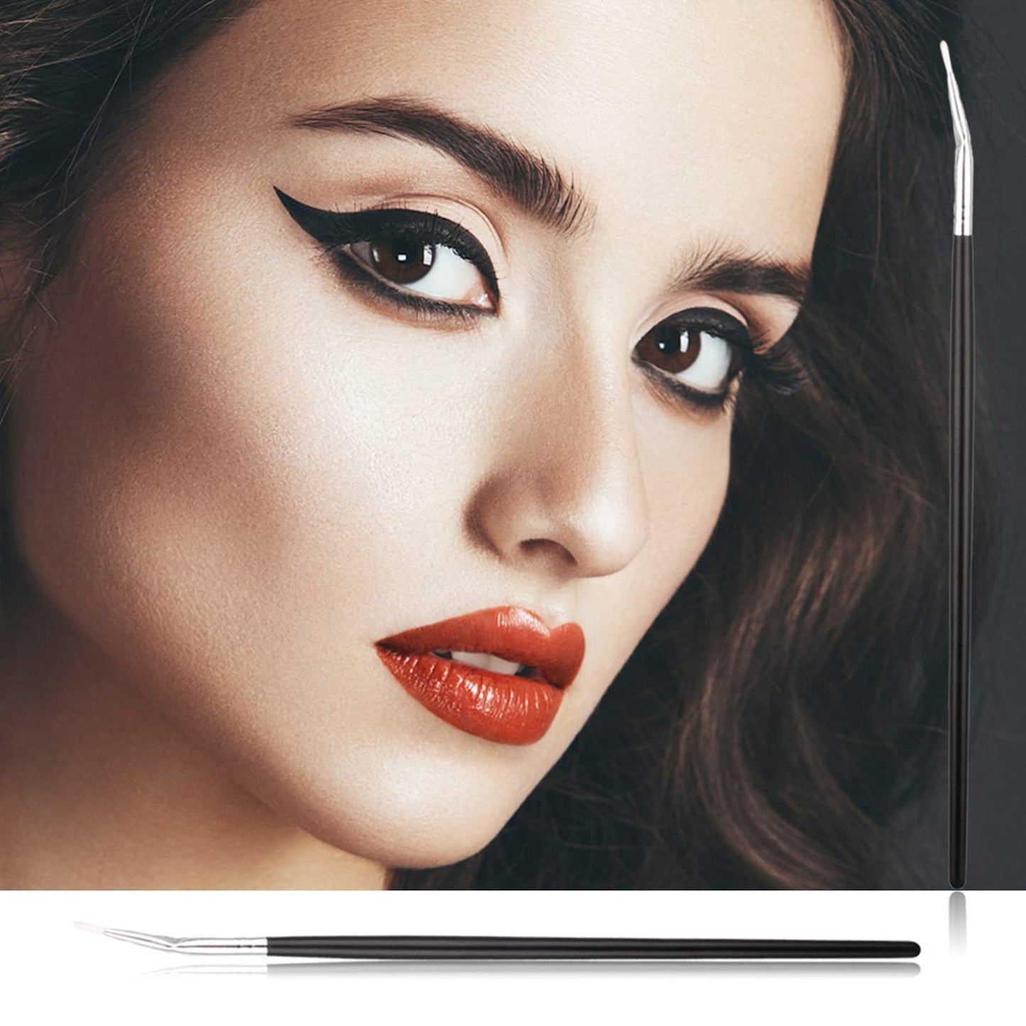 TEONEI Eyeliner Cream Brushes Applicator, Makeup Brush Cosmetic Brush,5Pcs