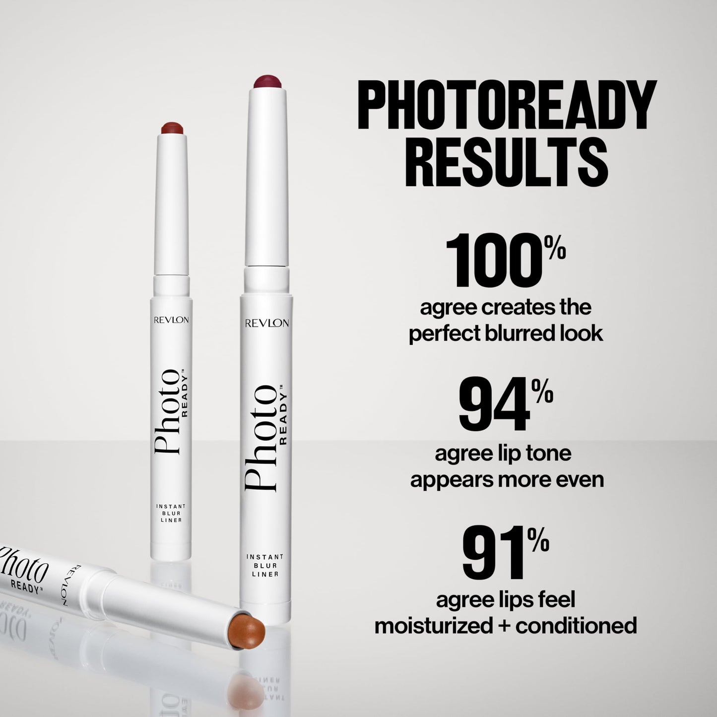 REVLON PhotoReady Instant Blur Liner, Soft Matte Lip Makeup to Overline for Instant Natural, Fuller-Looking Lips, Sheer-to-Buildable, 003 Dazed, 0.05 oz
