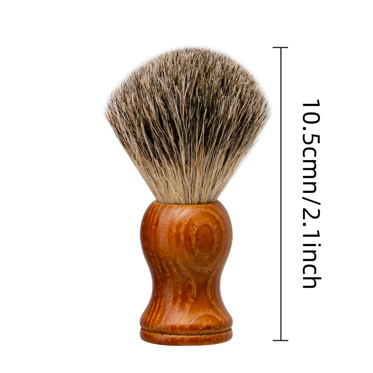 Grandslam Shaving Brush Set Pure Badger Hair Shaving Brush with Solid Wood Handle and Wooden Shaving Soap Bowl for Men Easy to Lather Fits Wet Shaving…