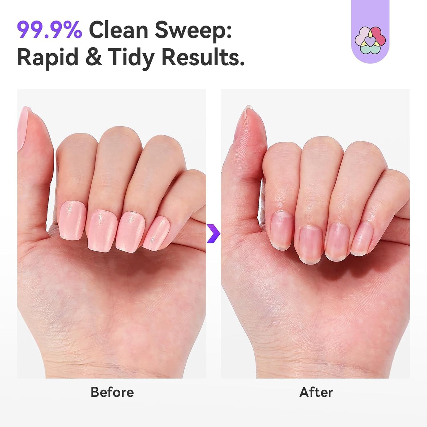 SAVILAND Non-Acetone Nail Polish Remover Pot - Quick & Easy Gentle Removal for Regular Polish | 80 ML