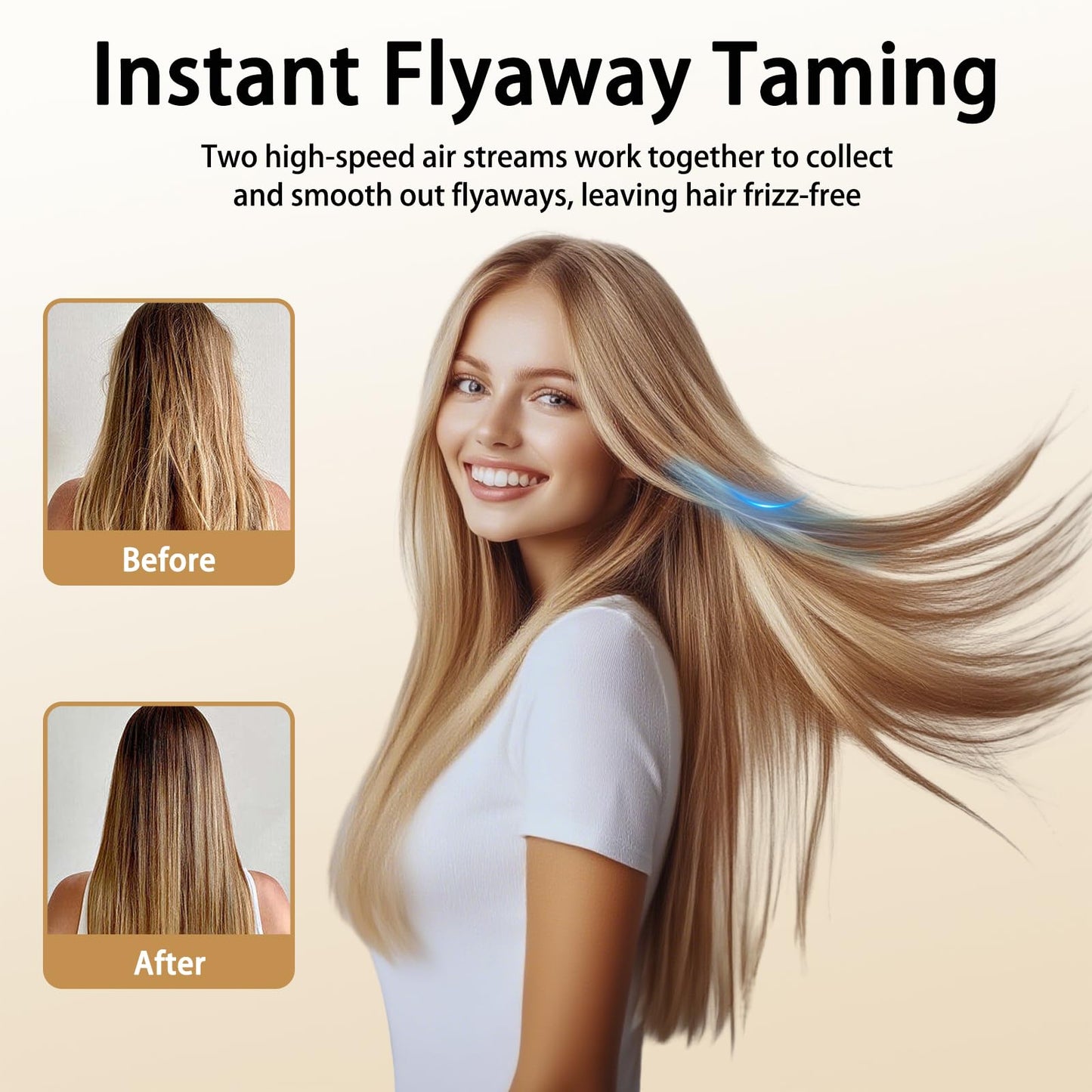 Finishing Tool for Shark XSKHD4PA FlexStyle Attachment Styling System, Hair Styling Tool, Smooth Flyaways