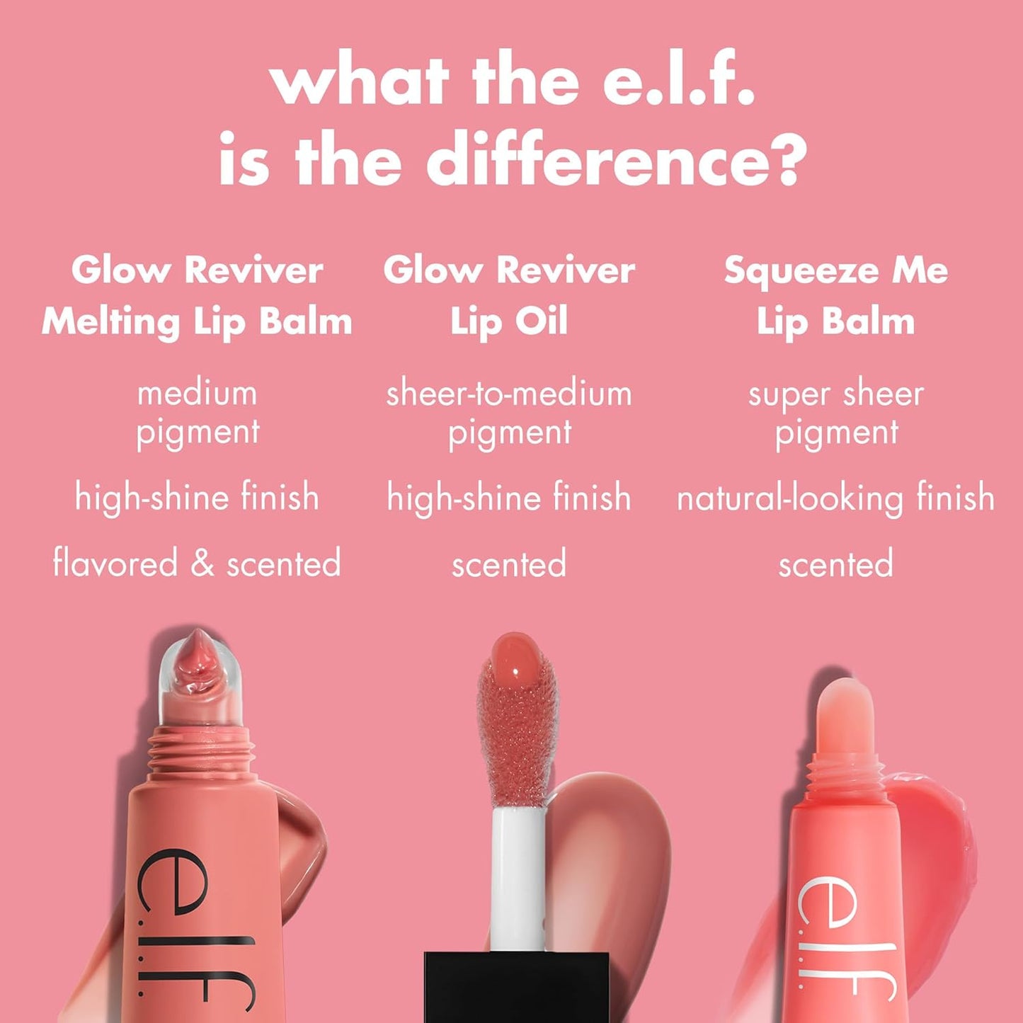 e.l.f. Glow Reviver Melting Lip Balm - Hydrating Tinted Glossy Finish | Vegan Sherbet Punch