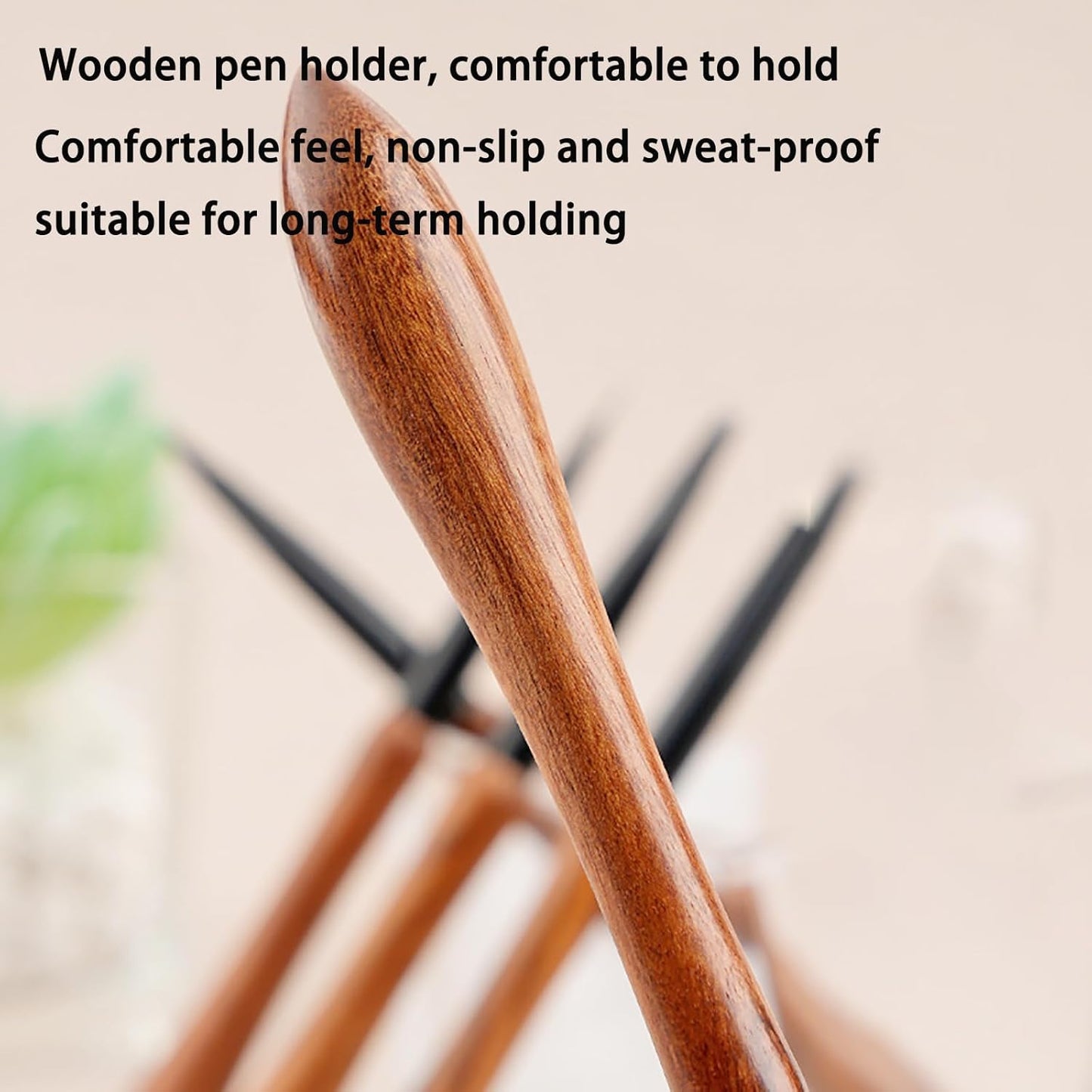 Nail Brush & French Tip Brush Set - Watercolor & Acrylic Paint Brushes | 1 Pack, Brown