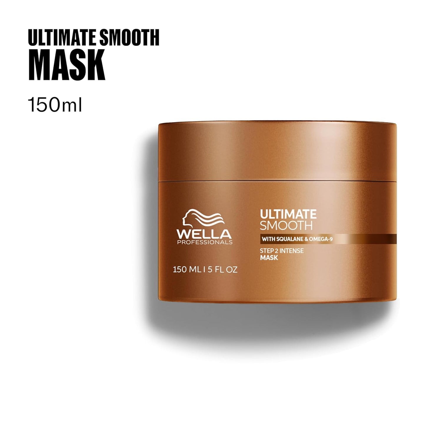 Wella Professionals Ultimate Smooth Hair Mask - Deep Nourishing Treatment for Dry, Frizzy Hair | Silky Shine & Color Safe