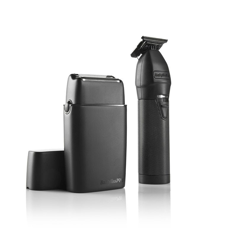 BaBylissPRO LIMITEDFX Cord/Cordless Hair Trimmer and Double Foil Hair Shaver Prepack, High-Performance Lithium-Ion Batteries for Long-Lasting Cutting