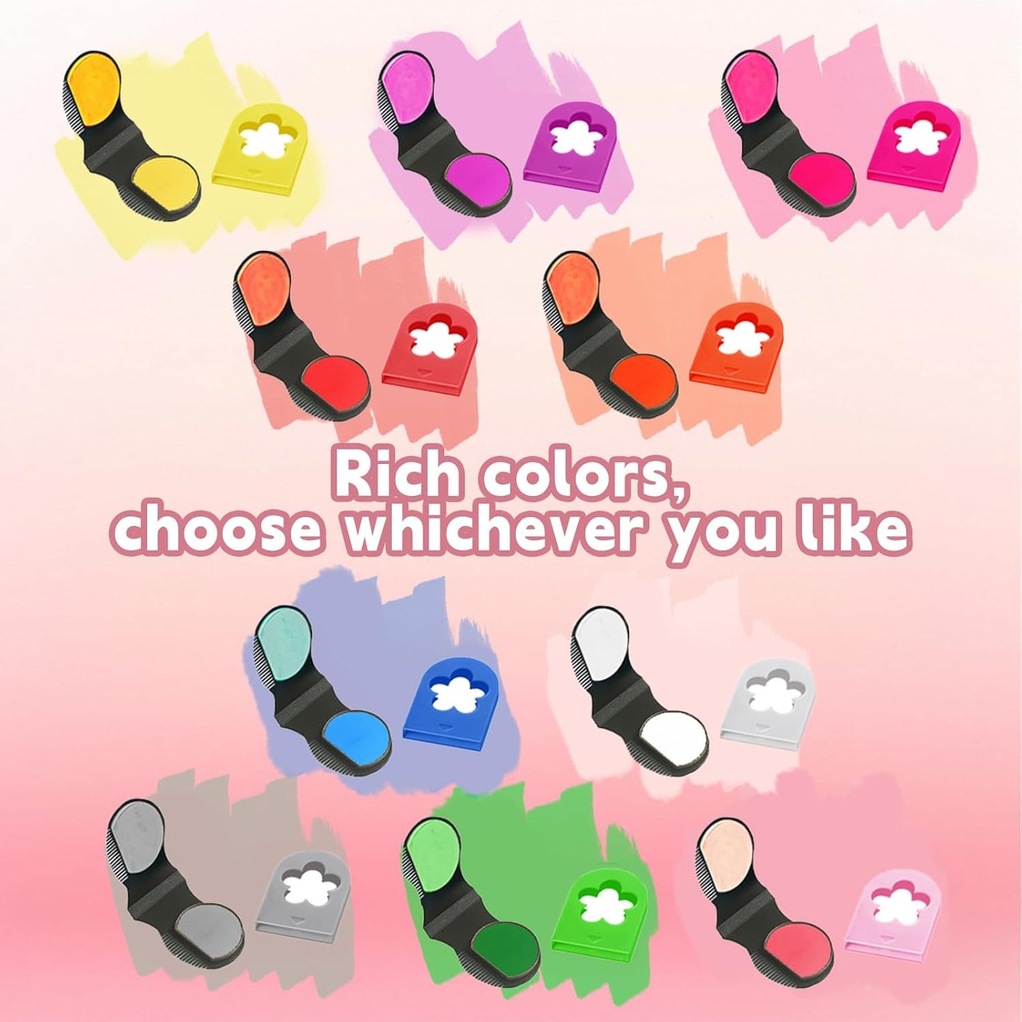 Hair Chalk for Girls - 10PCS Washable Temporary Hair Color Set | Fun Dye for Kids & Teens
