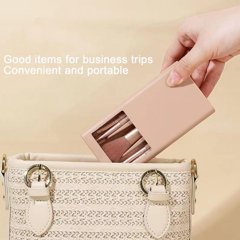 Easy-taken Travel Makeup Brush Set,Makeup Brushes Travel Set - Eyeshadow & Eye Shadow Brushes, Complete Function Cosmetic Brushes Kit