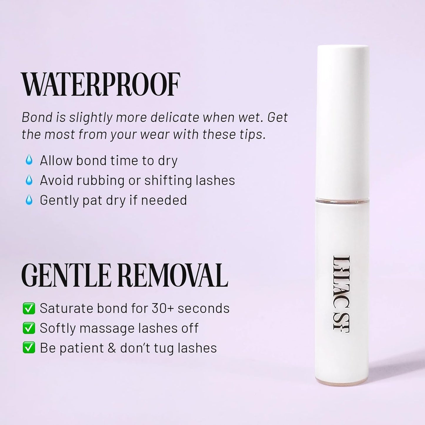 Eternal Bond Clear Lash Glue - Long Lasting, Fast Drying Sealant | Waterproof, Vegan, Reduces Stickiness