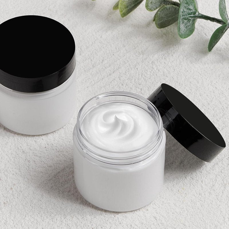 Plastic Container Jars - 36 Pack 2 Oz BPA-Free Clear Jars for Lotion, Cream, Ointments | Ideal for Travel & Storage