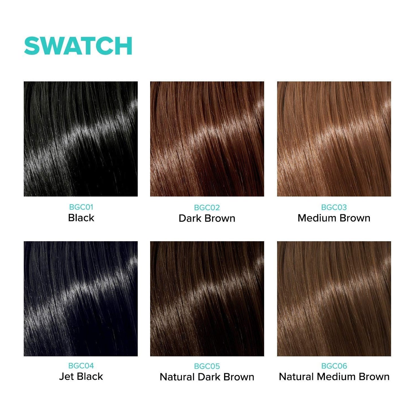 Quick Cover Root Touch Up - Water-Resistant Gray Concealer Brush for Hair, Mustache & Beard | Black, Jojoba Oil Formula