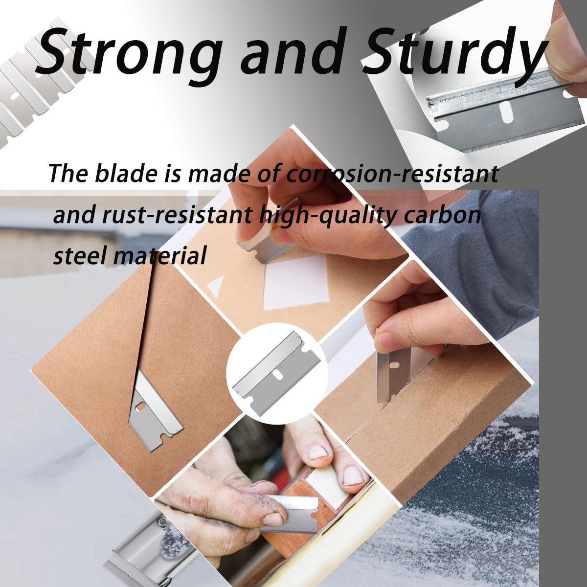 20 Pcs Single edge razor blades Industrial Razor Blades for Scraper, Safety Straight Edge Razors, Paint Scraper Razor Blades,razor blade scraper,razor blades scraper,box cutter blades refills