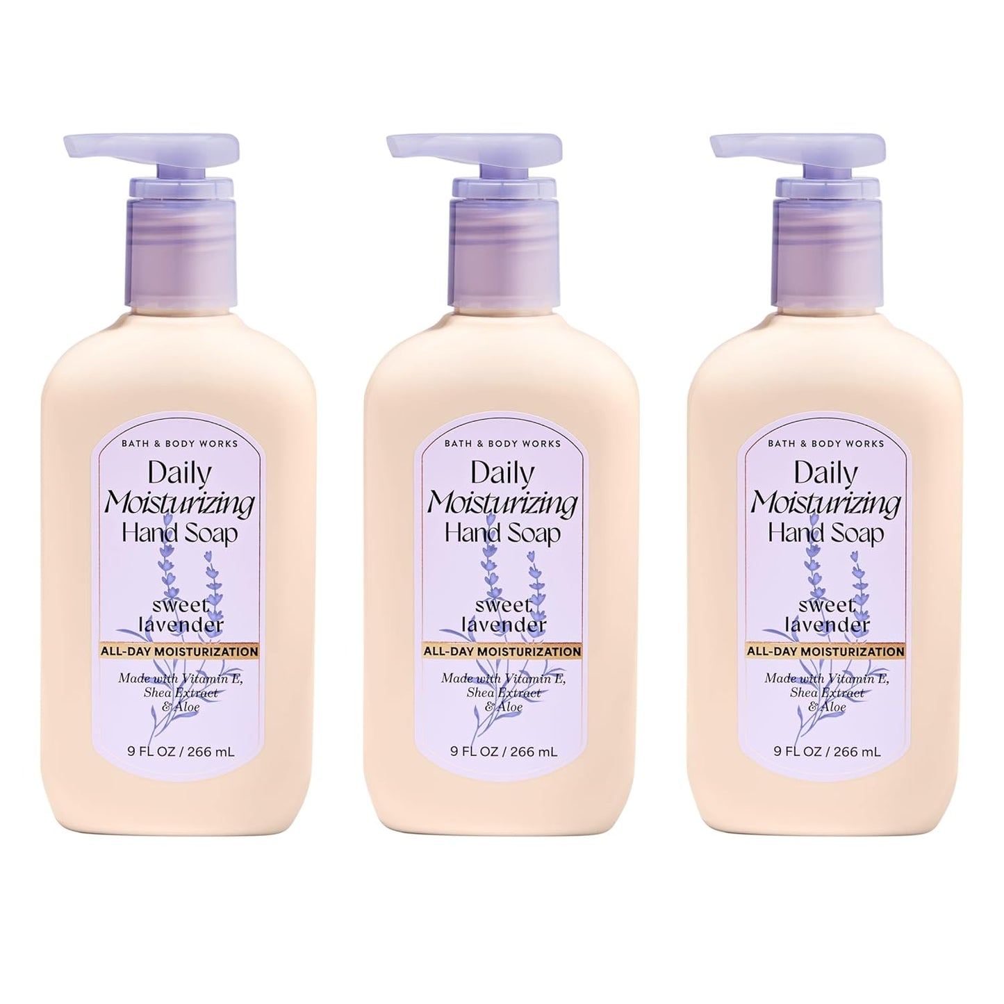 Lemon Hand Soap | Daily Moisturizing Formula with Shea & Aloe - 3-Pack for Gentle Cleansing