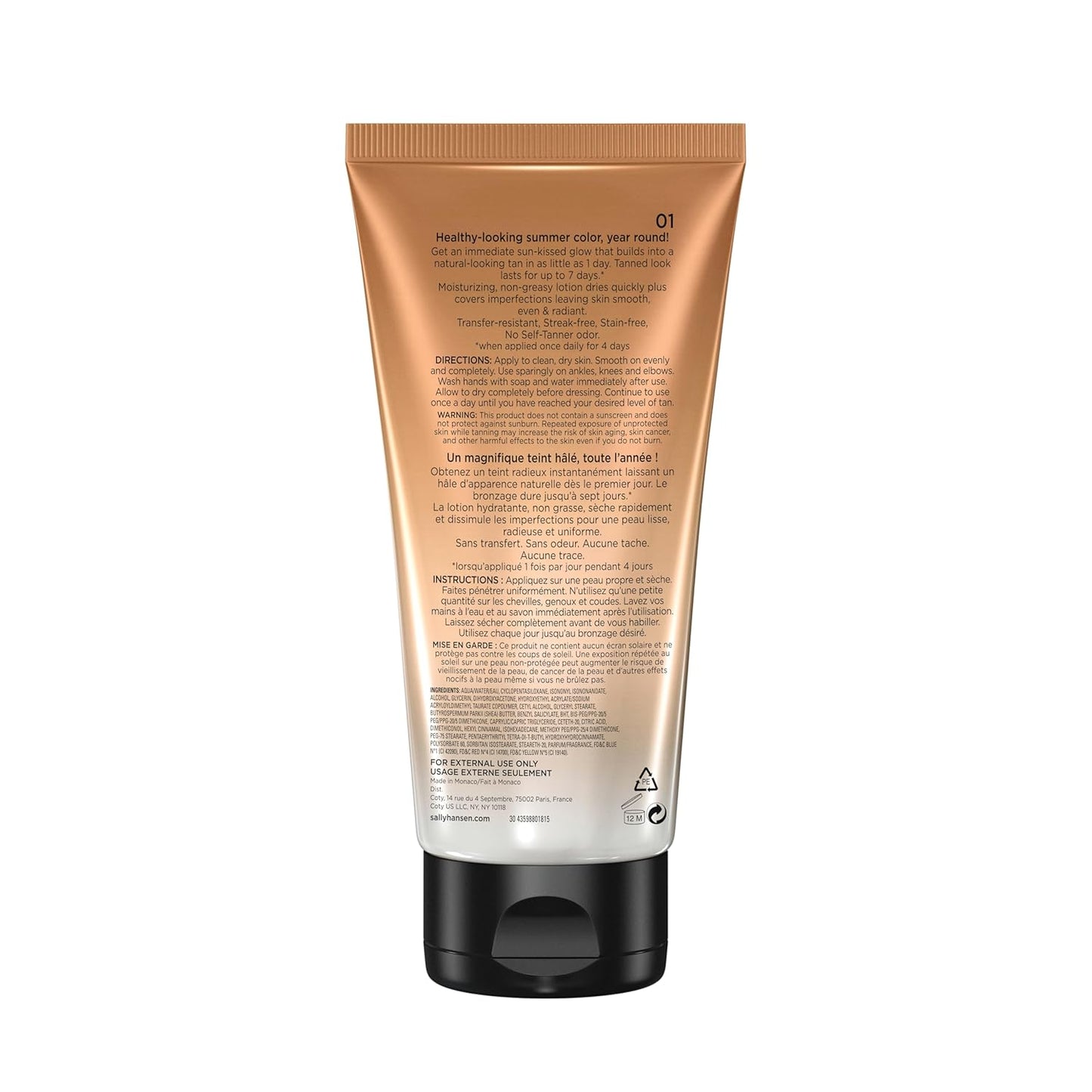 Sally Hansen Airbrush Legs Gradual Tanning Lotion - Light to Medium, 5.9 Oz