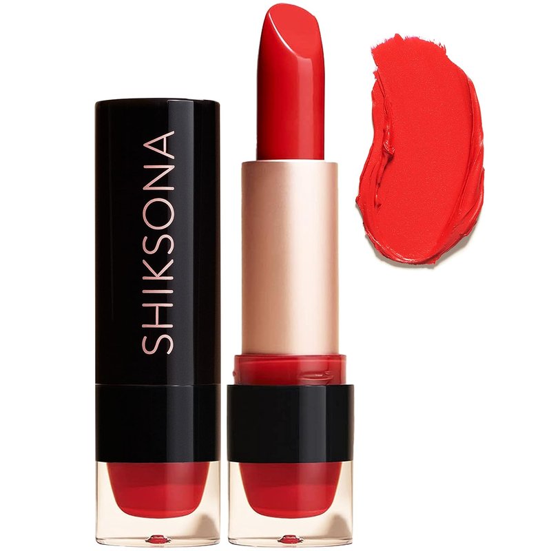 Barrier Breaking Beauty Vegan Matte Lipstick - Full Coverage in Timeless Rich Blue Red Shade