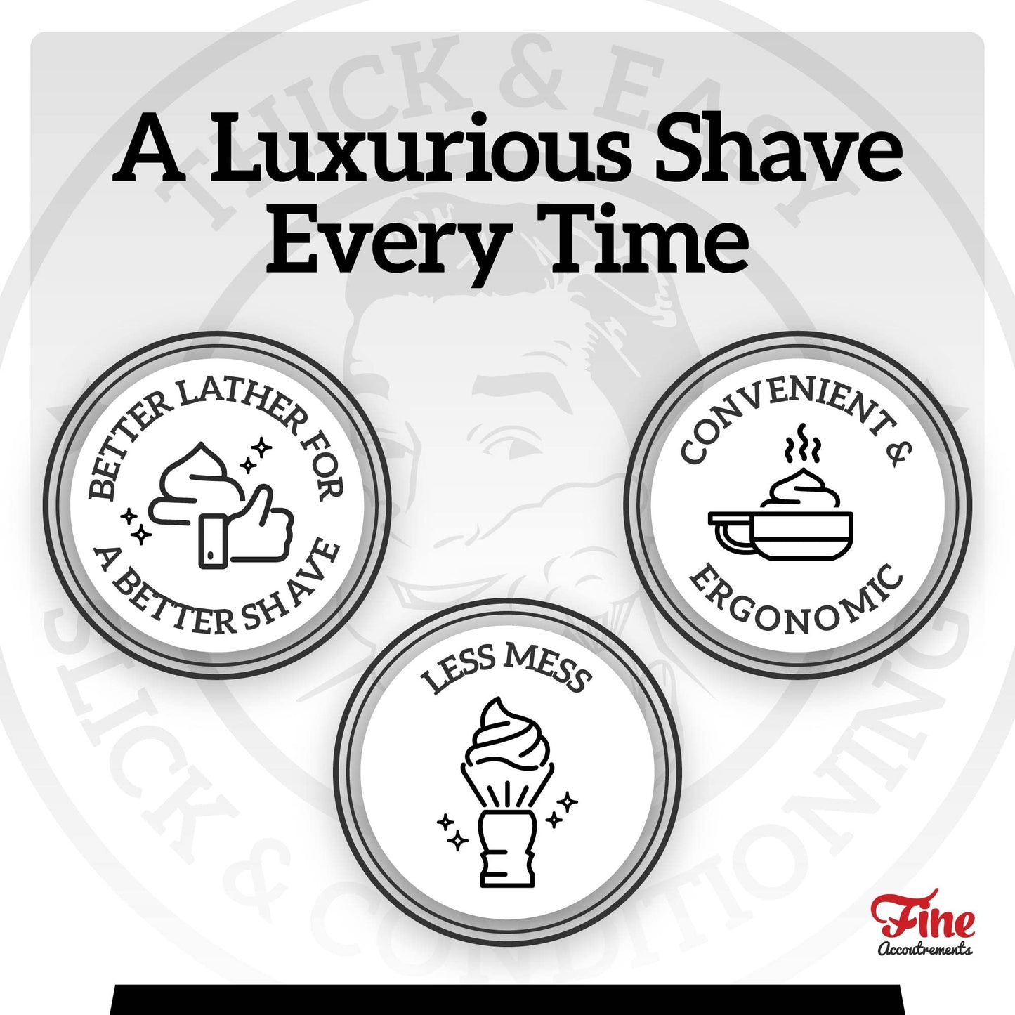 Fine ﻿Mr Lather Bowl, ﻿Gentleman's Ceramic Shaving Cream Bowl, Aerating Ribbed ﻿Texture, Brush Holder, Wall Mount Hole, Dark Color for Visual Contrast, Premium Stoneware Construction (Red)