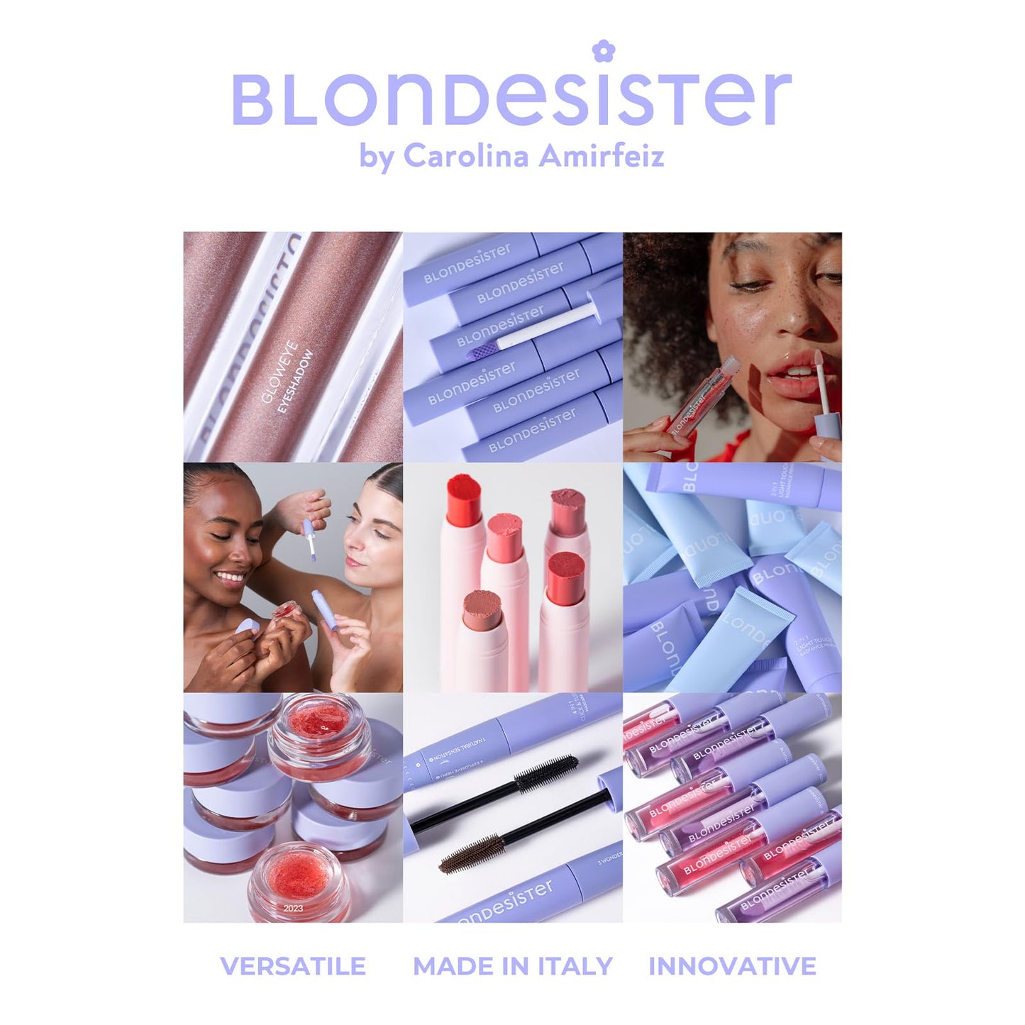 Blondesister 2-in-1 Sweet Gloss Tinted Lip Oil - Lip Oil for Women - Hydrating, Non-Sticky Formula with Light Color - 03 Cherry Pie - 0.084 oz