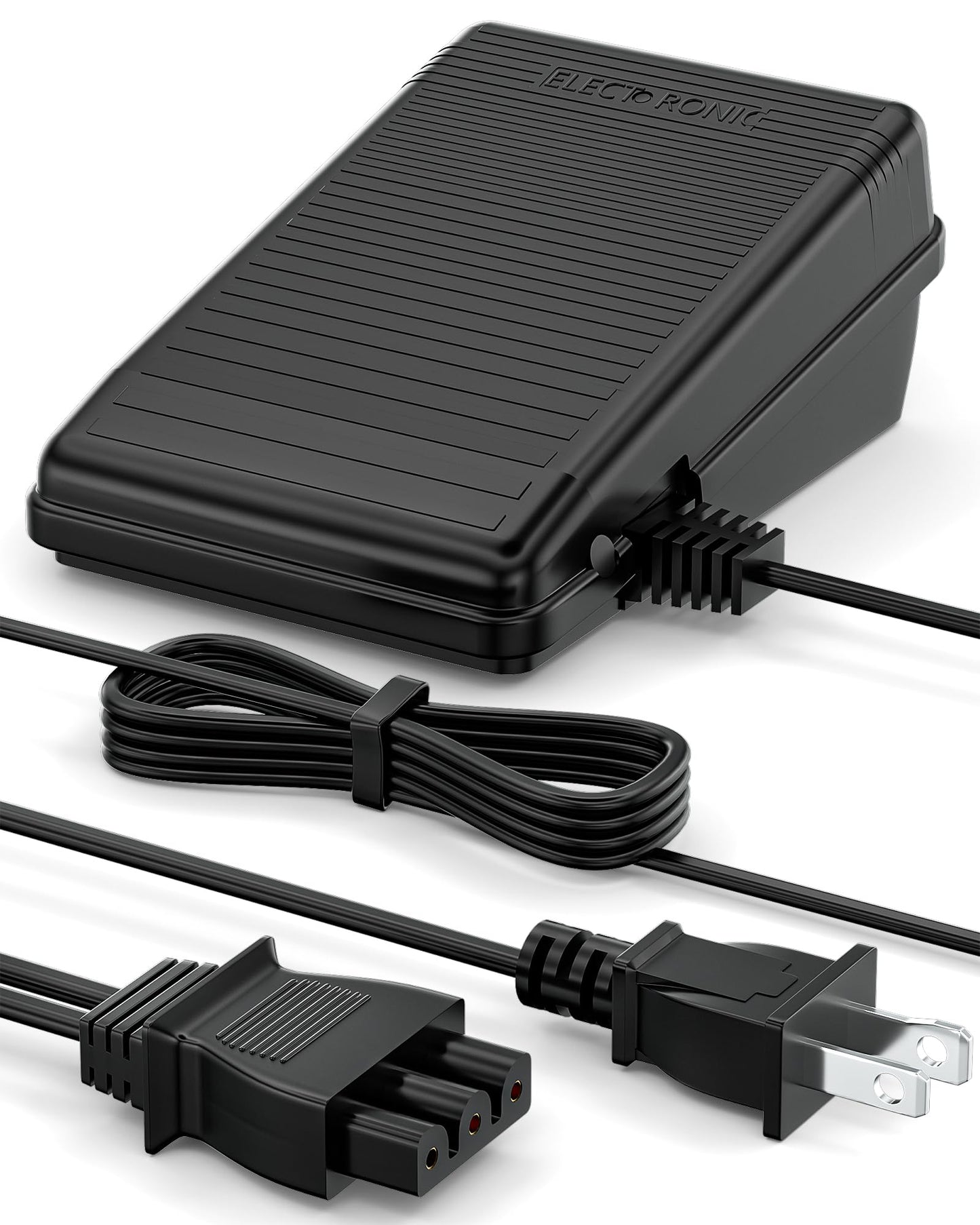 VHBW for Singer Sewing Machine Foot Pedal,359102-001 Compatible with Singer 2263,4423,e99670, 8280,4452,2277,4411,3116,3337,1304,M3220,3342,4432,1120,50t8,3232, D-Shape Plug Foot Pedal