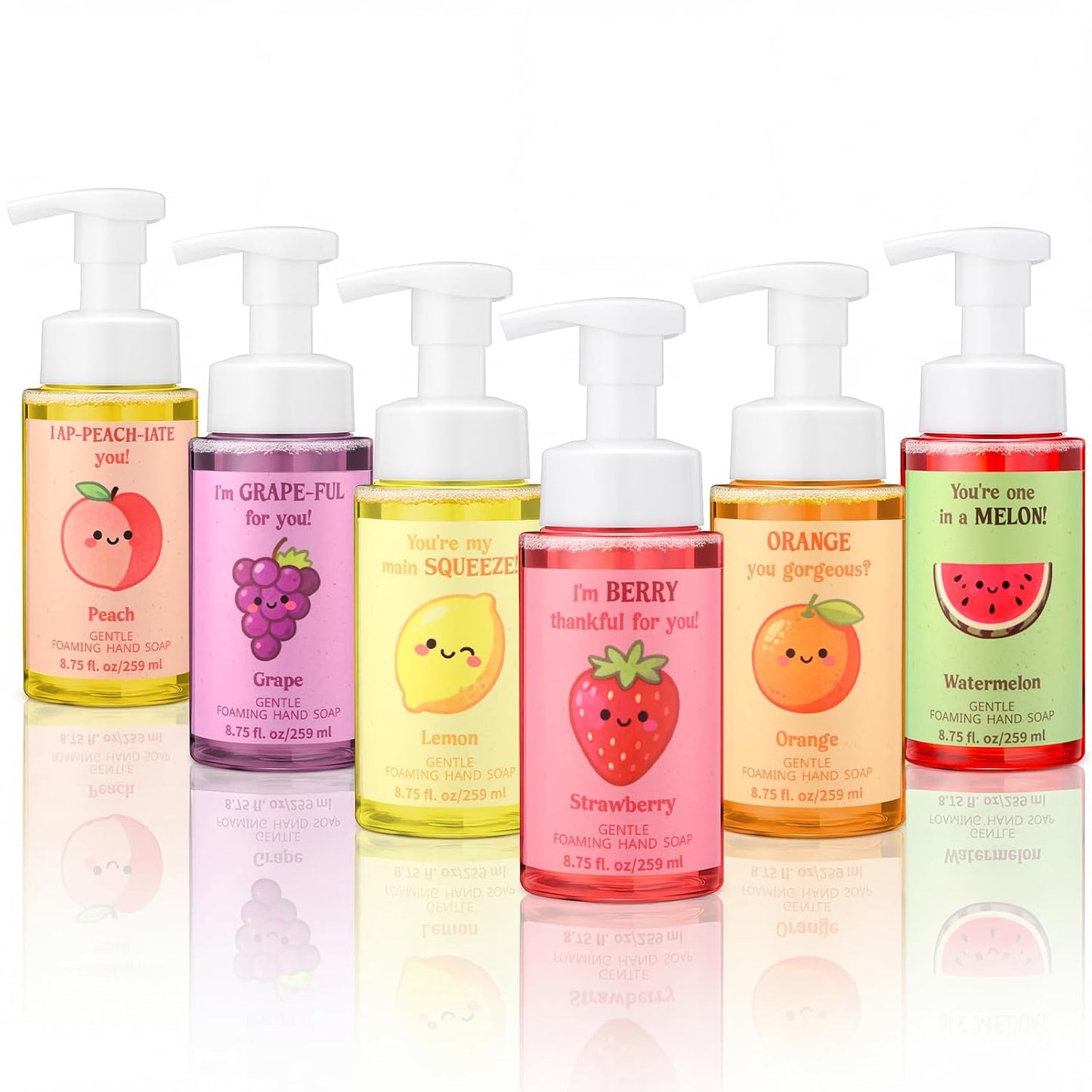 Moisturizing Foaming Hand Soap - Fresh Scent Liquid Foam Wash | 8.75 Fl Oz for Kitchen & Bathroom