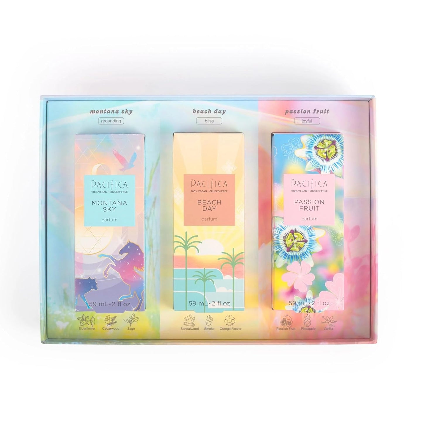 Beach Day Spray Perfume - Bliss Fragrance with Bergamot, Orange Flower & Sandalwood | Clean Vegan Eau de Toilette