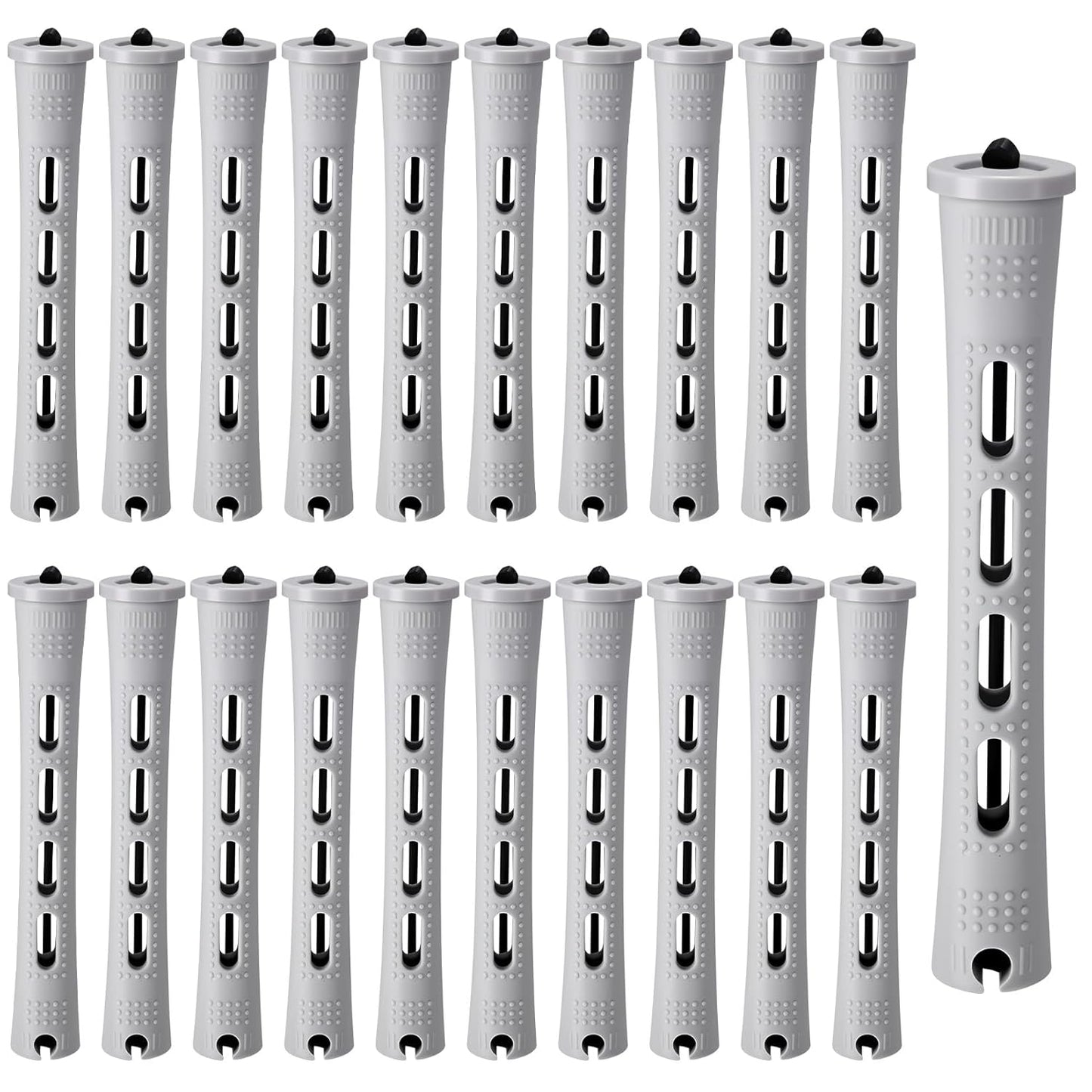60 Pcs Perm Rods - Cold Wave Curling Rollers for Long & Short Hair | DIY Hairdressing Tool (0.28 x 3.22 Inches)
