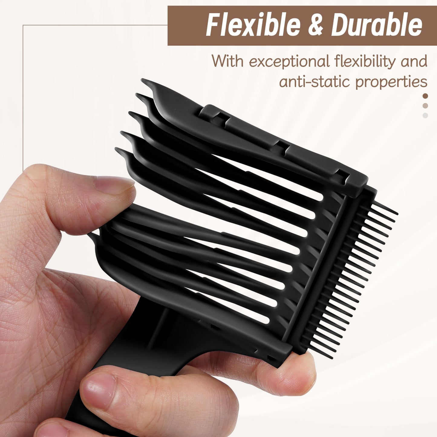 TMJUU 4-in-1 Detachable Fade Comb Set