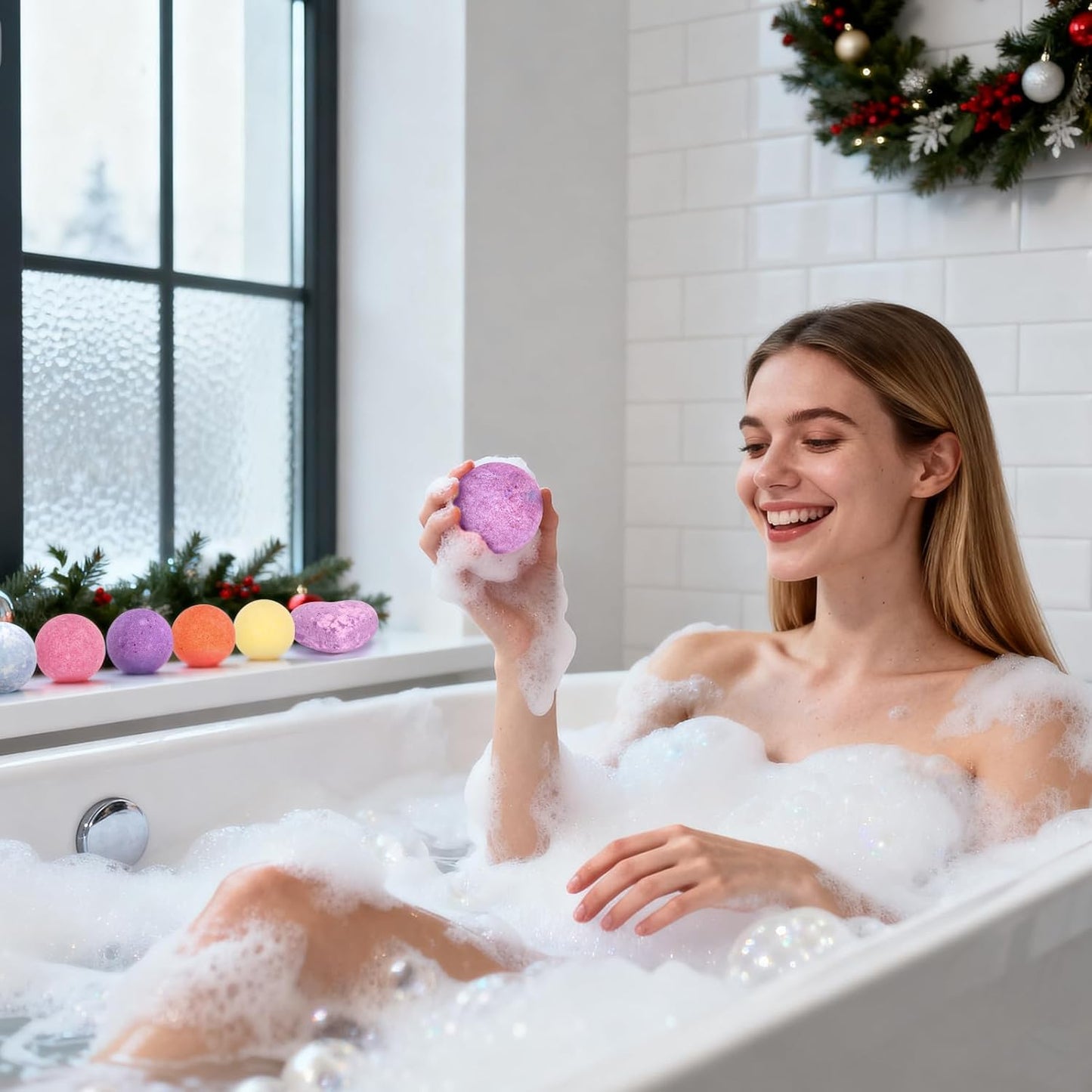 Bath Bomb Advent Calendar 2026 - 24 Days of Natural Scents | Perfect Christmas Gifts for Women