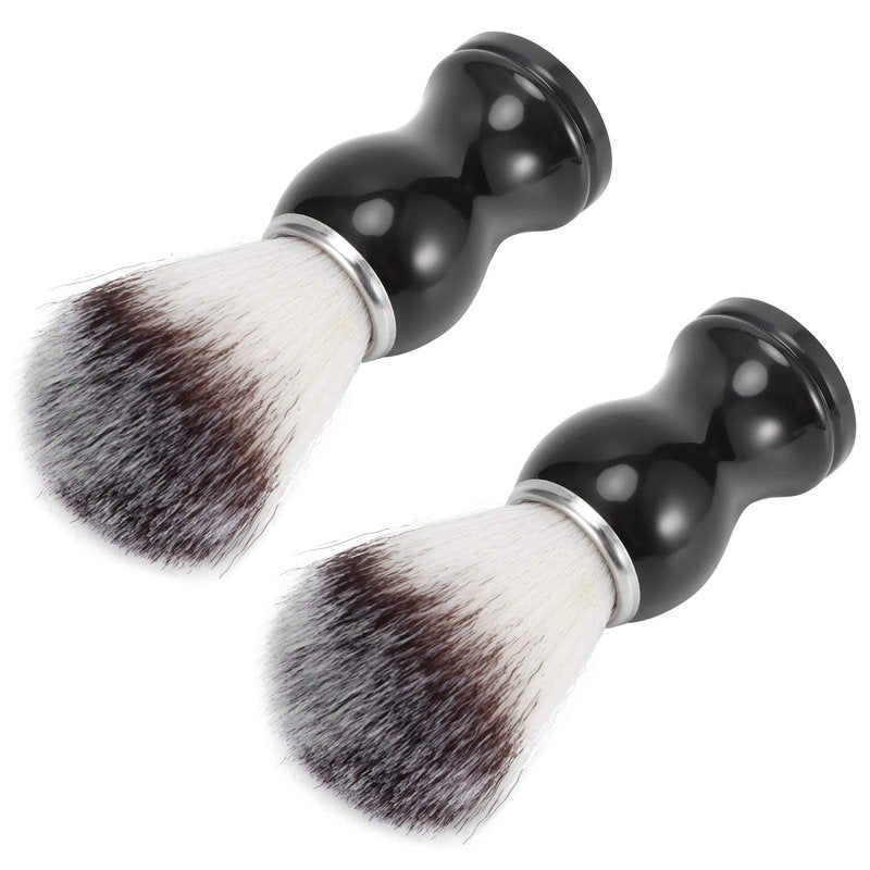 Men Shaving Brush, Light Weight Small Size Easy to Grip Shaving Brush, for Hair Salon