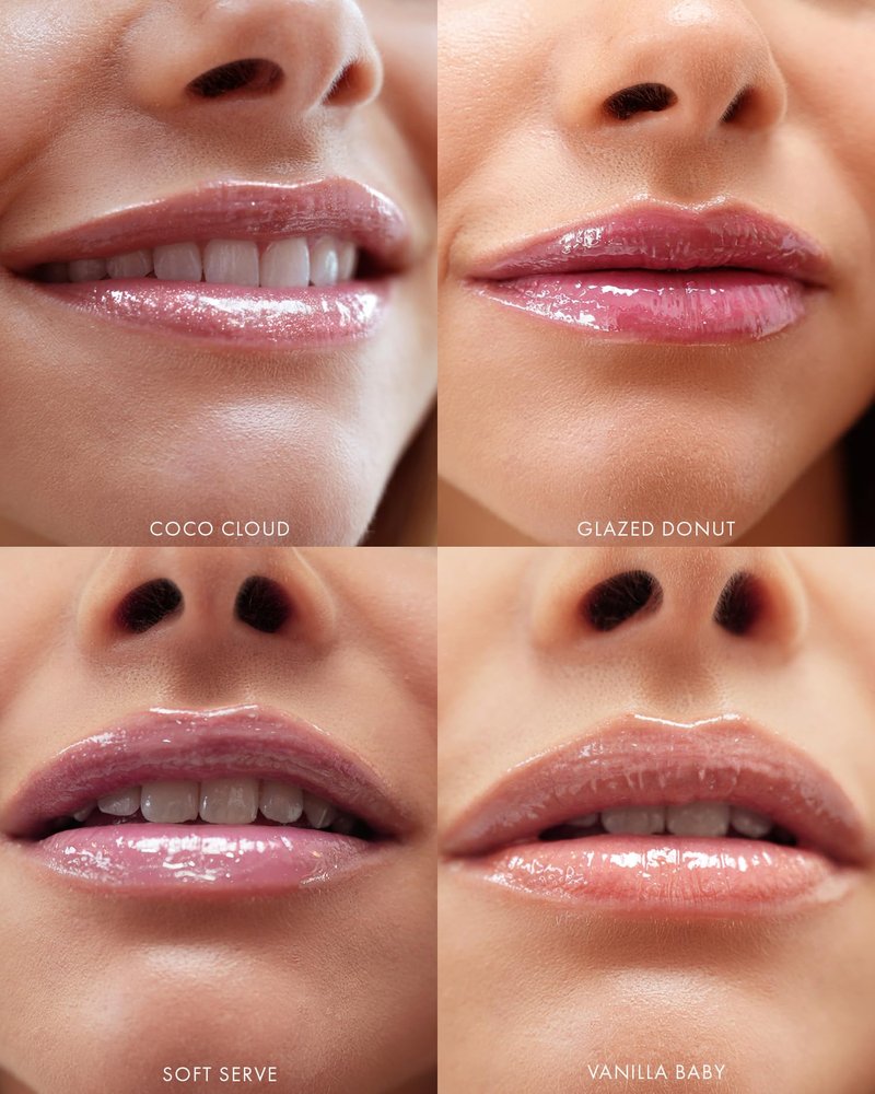 Truly Beauty Glazed Donut Hydrating Lip Gloss | High Shine & Tinted, Infused with Hyaluronic Acid, Jojoba Oil & Shea Butter