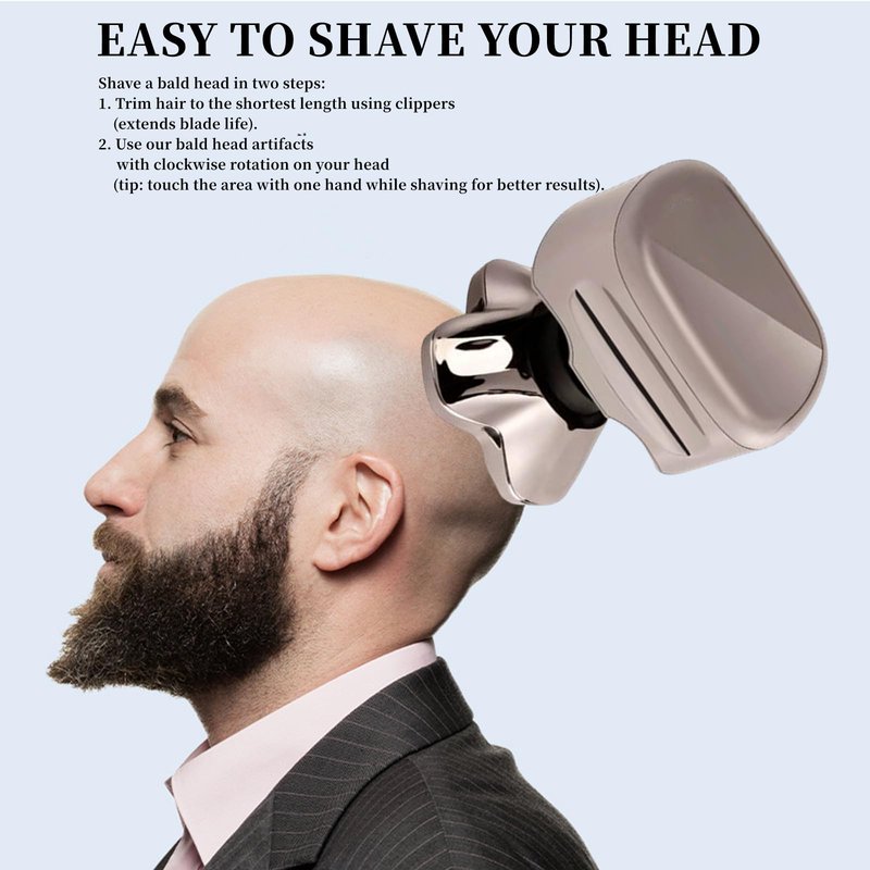 Head Shaver Replacemet Blades for Pitbull Shaver Replacement Blade Compatible with Skull Shaver Pitbull Gold PRO,Pitbull Platinum PRO/Silver PRO,Diamond PRO Shaver,8 Packs.