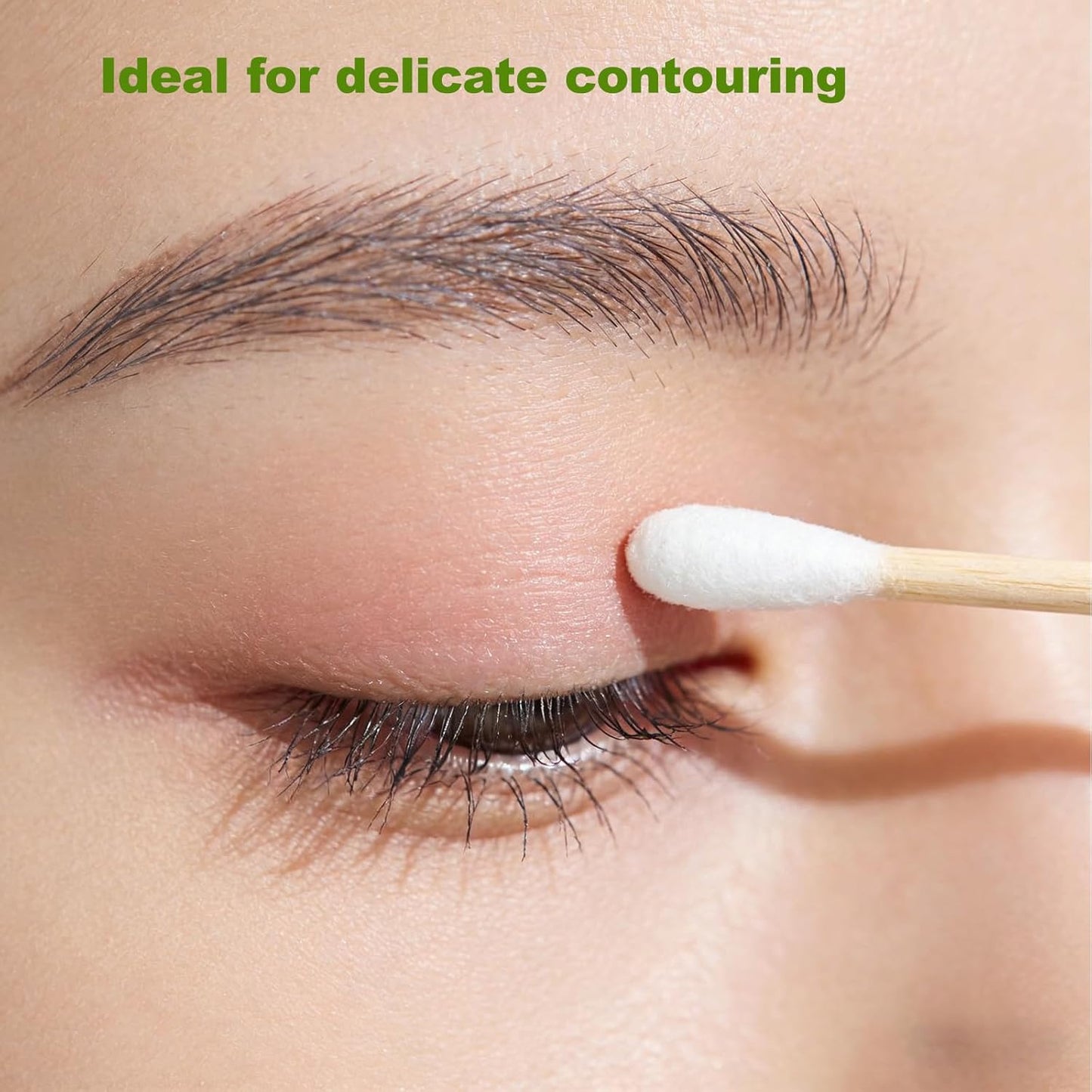 Bamboo Cotton Swabs - 200 Count Biodegradable Dual-Tip Wooden Buds for Ear Cleaning, Makeup & Nail Art | Eco-Friendly Portable Tube