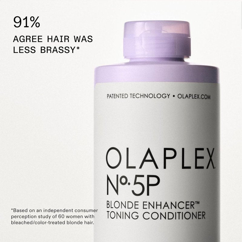 Olaplex Nº.5P Blonde Enhancer Purple Toning Conditioner - Neutralizes Brassiness & Repairs Damaged Hair | For All Hair Types